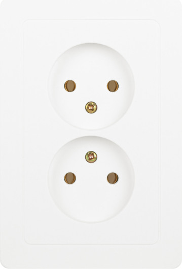 Изображение товара Розетка INTRO Style 7-204-01 / Б0060641 (белый)