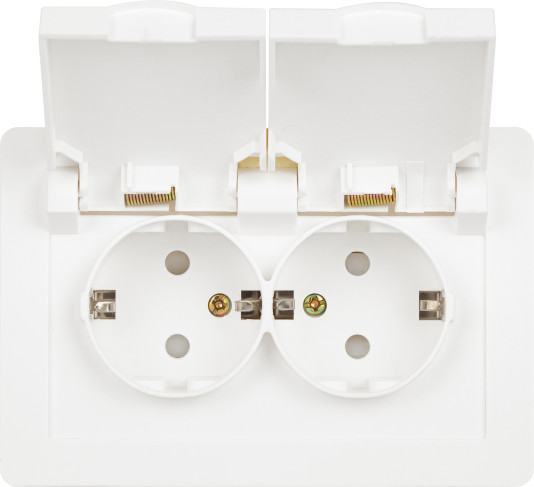 Изображение товара Розетка INTRO Style 7-207-01 / Б0060643 (белый)