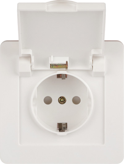 Изображение товара Розетка INTRO Style 7-209-01 / Б0060645 (белый)
