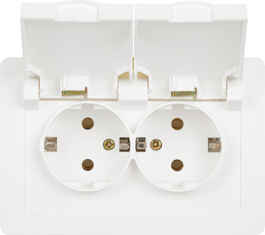 Изображение товара Розетка INTRO Style 7-210-01 / Б0062873 (белый)