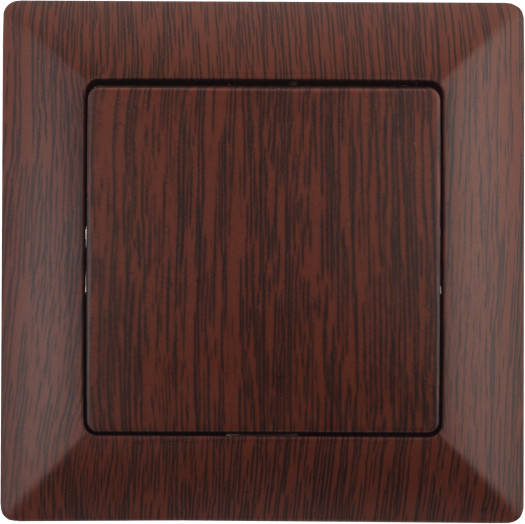 Изображение товара Выключатель INTRO Solo 4-101-10 / Б0053553 (венге)