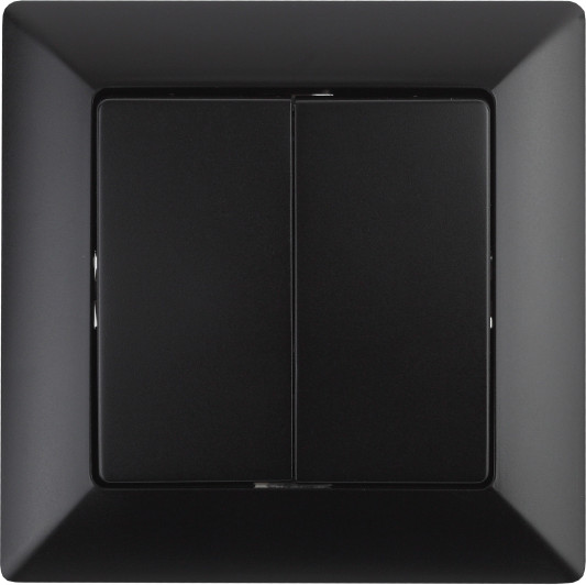 Изображение товара Выключатель INTRO Solo 4-104-05 / Б0053589 (антрацит)