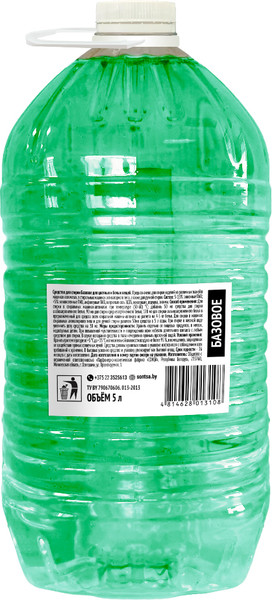 Изображение товара Гель для стирки Sunday Базовый для цветных и белых вещей (5л)