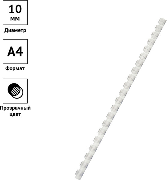 Изображение товара Пружины для переплета OfficeSpace PC7004 (100шт)