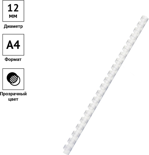 Изображение товара Пружины для переплета OfficeSpace PC7007 (100шт)