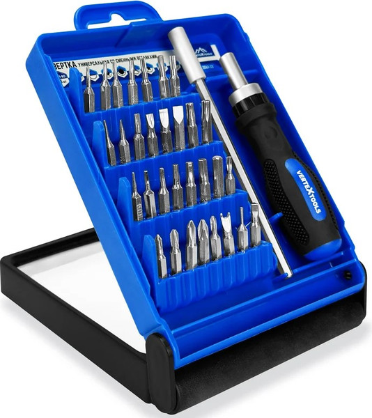 Изображение товара Отвертка Vertex Tools 0061-33 (33шт)