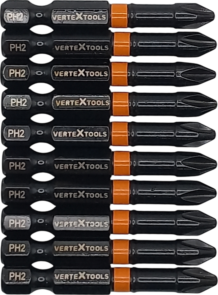 Изображение товара Набор бит Vertex Tools IP-PH2-50 (10шт)