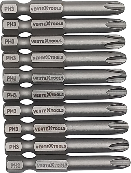 Изображение товара Набор бит Vertex Tools БТ-PH3-50 (10шт)