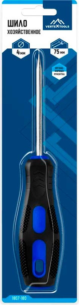 Изображение товара Шило канцелярское Vertex Tools 1807-180
