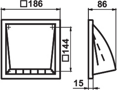 Изображение товара Колпак вентиляционный Семь ветров 1919ВСК (графит)