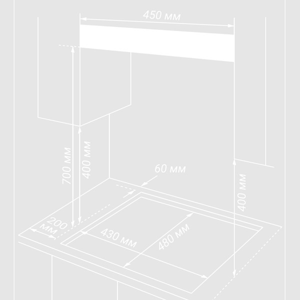 Изображение товара Газовая варочная панель Hiberg VM 4535 W