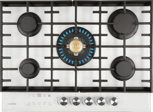 Изображение товара Газовая варочная панель Hiberg VM 7155 W