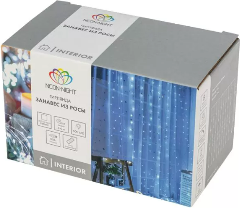 Изображение товара Световой занавес Neon-Night 315-995 (6x3м, белый)