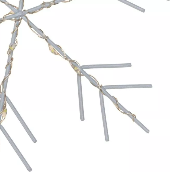 Изображение товара Световой занавес Neon-Night Из росы с фигурами Снежинок / 315-845 (1.5x1.15м, белый)