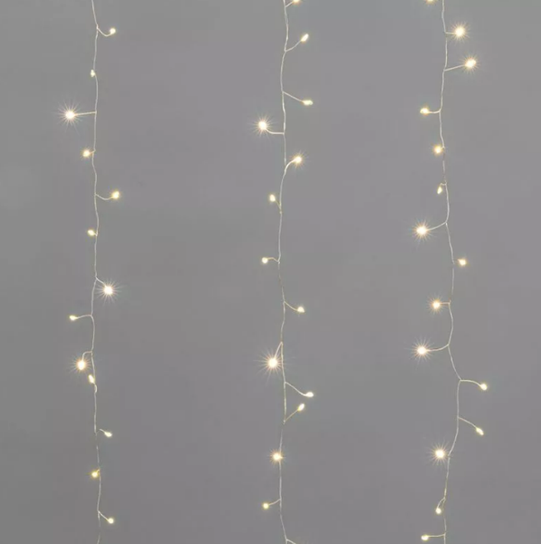 Изображение товара Световой занавес Neon-Night Из росы Фейерверк / 315-866 (3x3м, теплый белый)