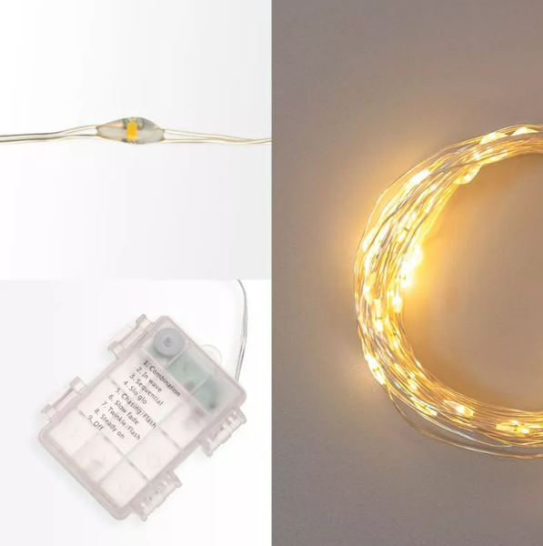 Изображение товара Светодиодная гирлянда Neon-Night Роса 303-257 (20м, теплый белый)