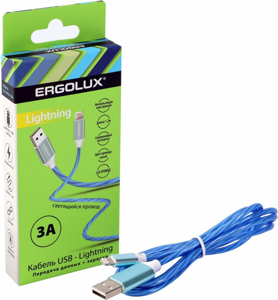 Изображение товара Кабель Ergolux ELX-CDC03-C06 (синий)