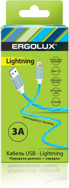 Изображение товара Кабель Ergolux ELX-CDC03-C06 (синий)