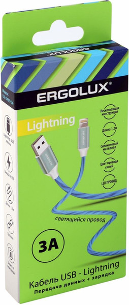 Изображение товара Кабель Ergolux ELX-CDC03-C06 (синий)