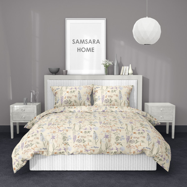 Изображение товара Простыня Samsara Home Полевые цветы на резинке 200x160 П160Пр-5
