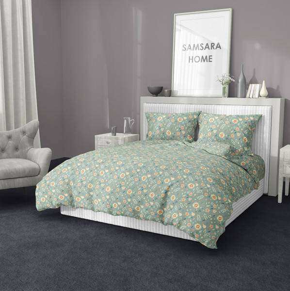 Изображение товара Наволочка Samsara Home Мелкий цветочек 50x70 П5070Н-4