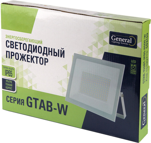 Изображение товара Прожектор General Lighting GTAB-100ВТ-IP65-6500-W / 403129