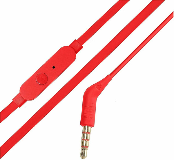 Изображение товара Наушники-гарнитура JBL Tune 110 / JBLT110RED (красный)