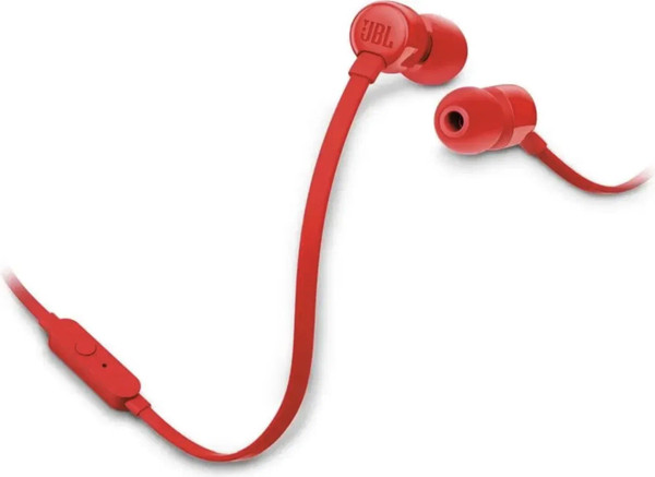 Изображение товара Наушники-гарнитура JBL Tune 110 / JBLT110RED (красный)