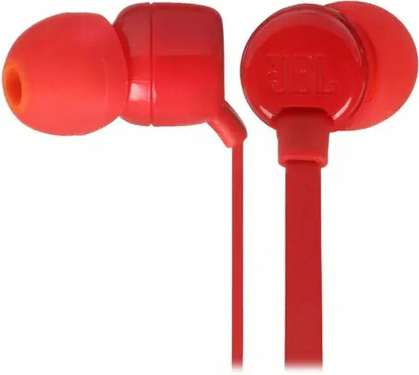 Изображение товара Наушники-гарнитура JBL Tune 110 / JBLT110RED (красный)