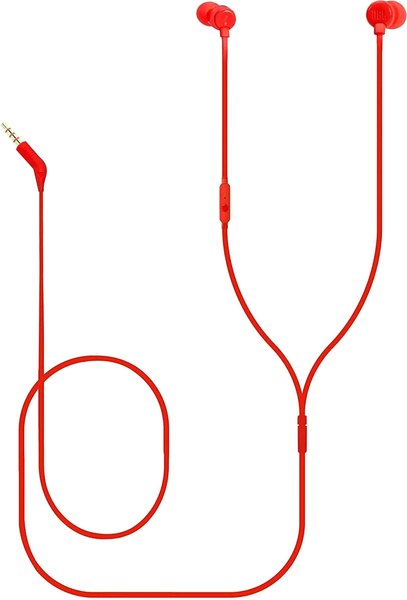 Изображение товара Наушники-гарнитура JBL Tune 110 / JBLT110RED (красный)