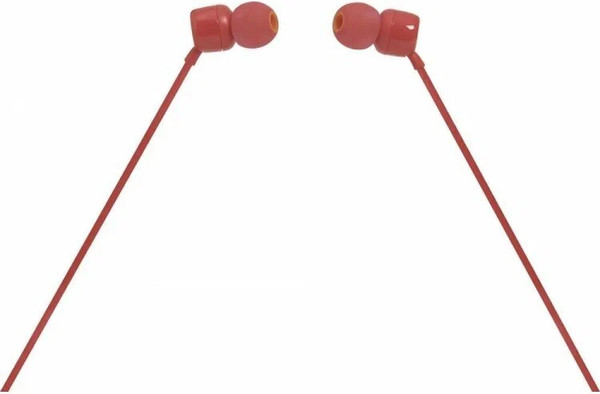 Изображение товара Наушники-гарнитура JBL Tune 110 / JBLT110RED (красный)