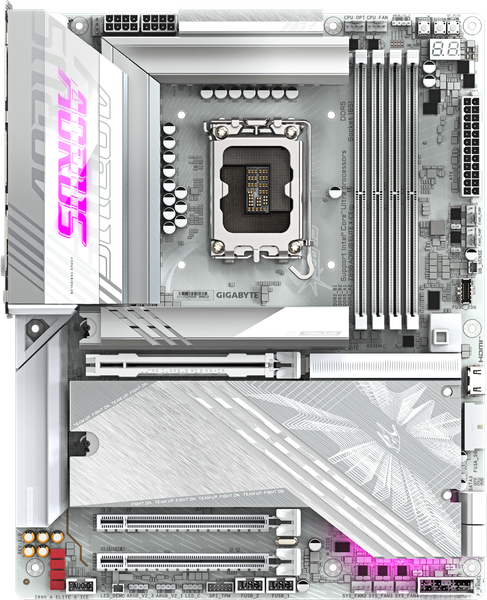 Изображение товара Материнская плата Gigabyte Z890 A Elite X Ice 1.1