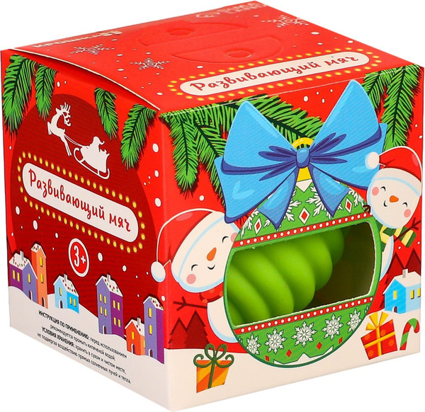 Изображение товара Развивающая игрушка Крошка Я Тактильный мячик. Игрушка на елочку / 9731917