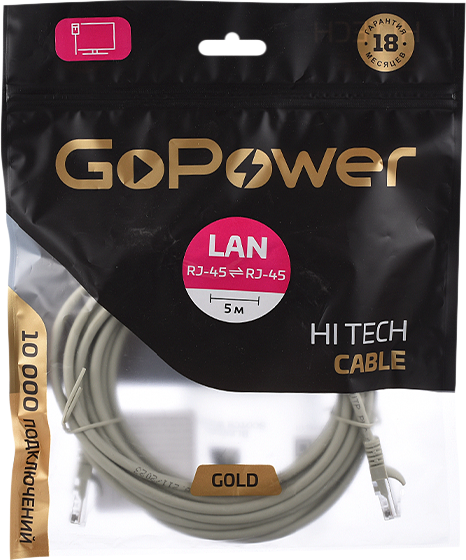 Изображение товара Кабель GoPower 00-00027475 (0.5м)