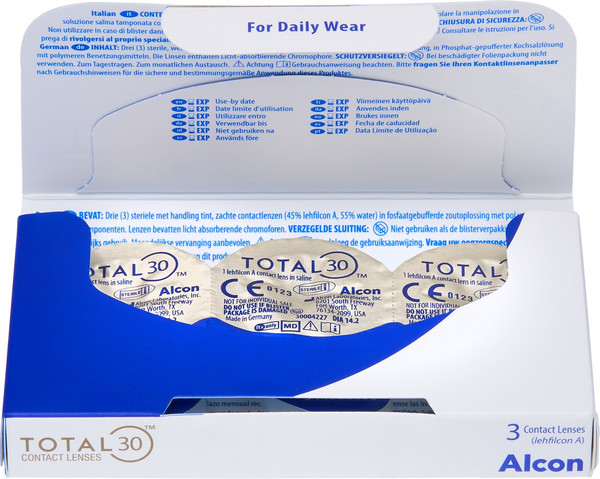 Изображение товара Контактная линза Alcon Total 30 Sph+3.50 R8.4 D14.2