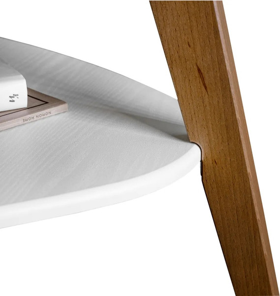 Изображение товара Журнальный столик Мебелик BeautyStyle 24 (белый/бук)