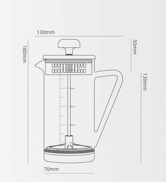 Изображение товара Френч-пресс MHW-3BOMBER Gimme FP5974B (черный)