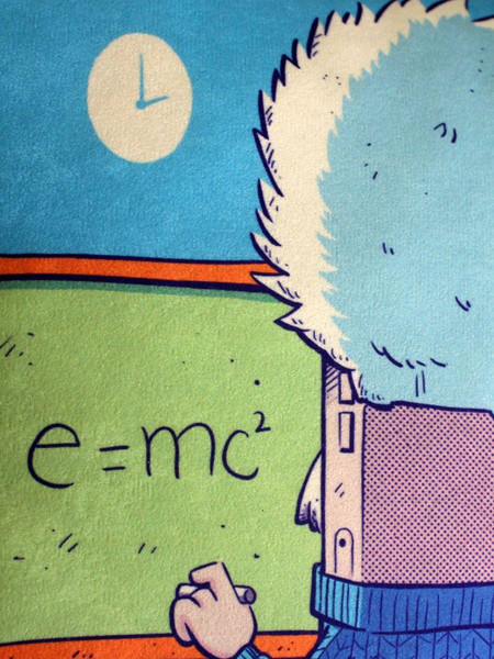 Изображение товара Подушка декоративная MATEX Freak. Эйнштейн/34-827 (голубой/светло-голубой)