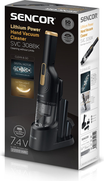 Изображение товара Портативный пылесос Sencor SVC 308BK