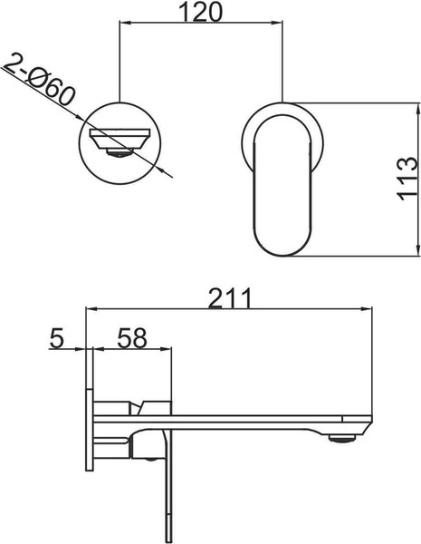 Изображение товара Смеситель Fashun A1185-7 (черный)