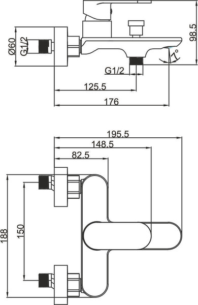 Изображение товара Смеситель Fashun A3285