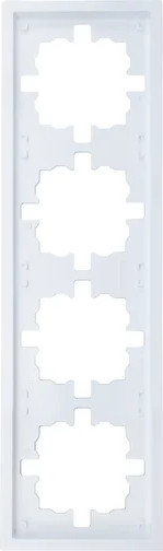 Изображение товара Рамка для выключателей и розеток Lezard Zima 704-0200-149 (белый)
