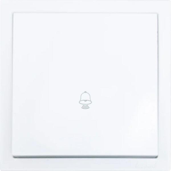 Изображение товара Кнопка звонка Lezard Zima 704-0288-103QC (белый)