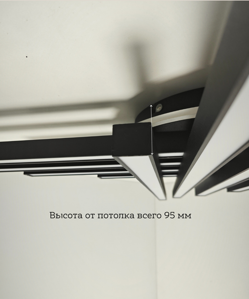 Изображение товара Потолочный светильник Mirastyle XL-60034/8+1 BK