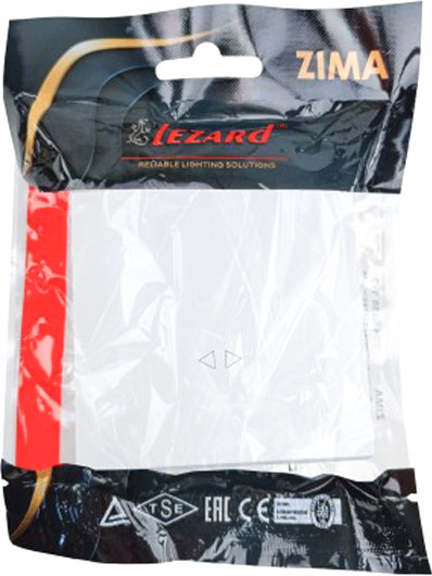 Изображение товара Выключатель Lezard Zima 704-0288-107QC (белый)