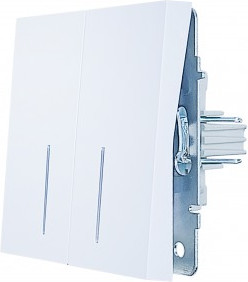 Изображение товара Выключатель Lezard Zima 704-0288-112QC (белый)