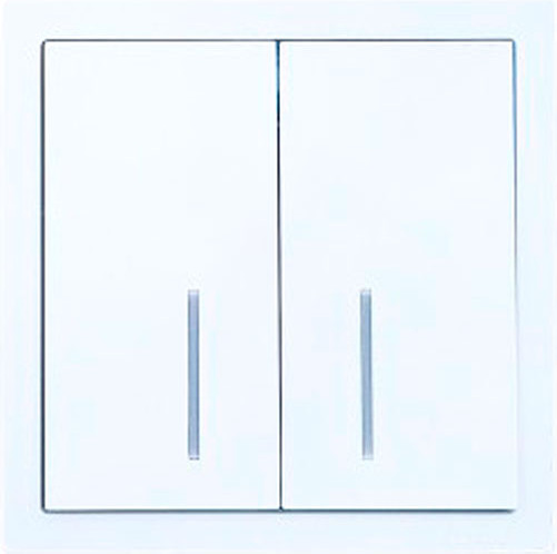 Изображение товара Выключатель Lezard Zima 704-0288-112QC (белый)