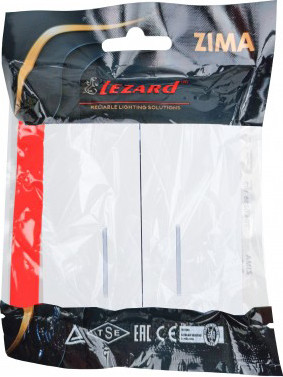 Изображение товара Выключатель Lezard Zima 704-0288-112QC (белый)
