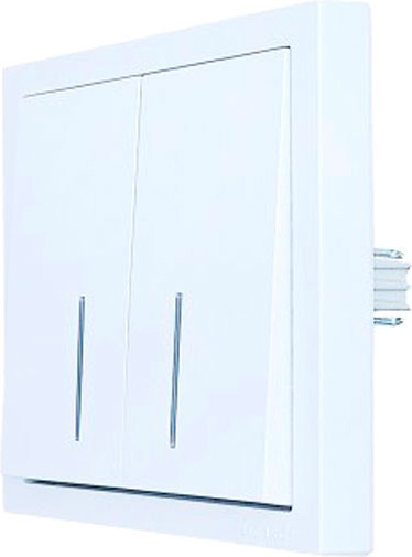 Изображение товара Выключатель Lezard Zima 704-0288-112QC (белый)