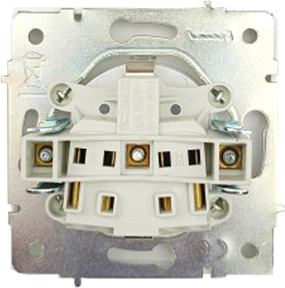 Изображение товара Розетка Lezard Zima 704-0288-122BQC (белый)